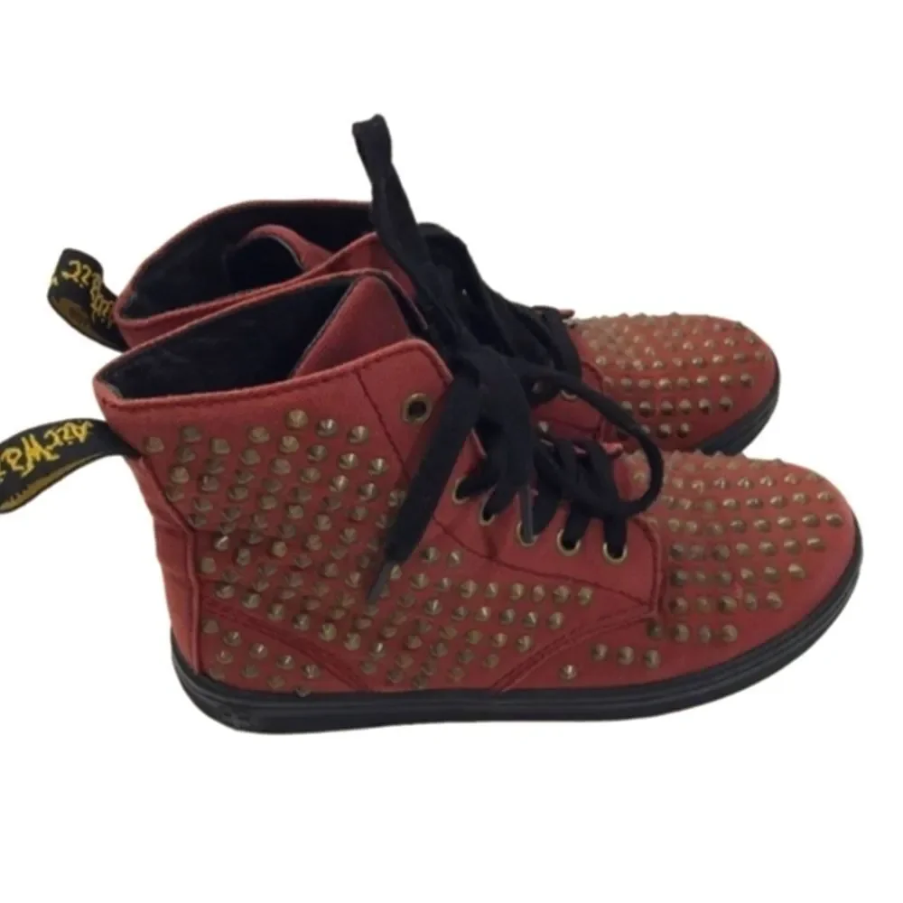 Dr. Martens Shorestud Canvas Studded Boots US 6 L EU 37